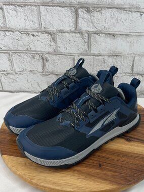 Altra Lone Peak 8 Mens Sz. 11 Blue Hiking Trail Running Shoes ALOA85NC401